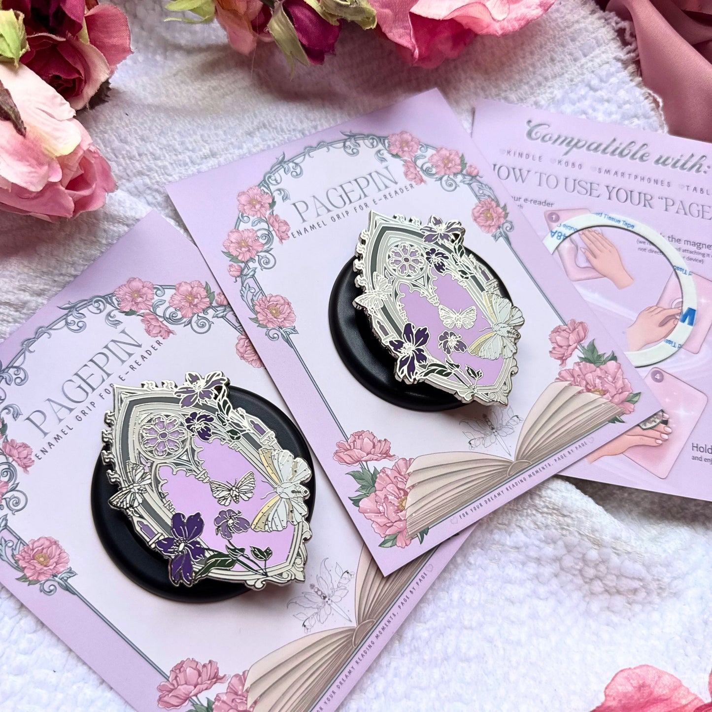 ENCHANTED GOTHIC WINDOW enamel grip